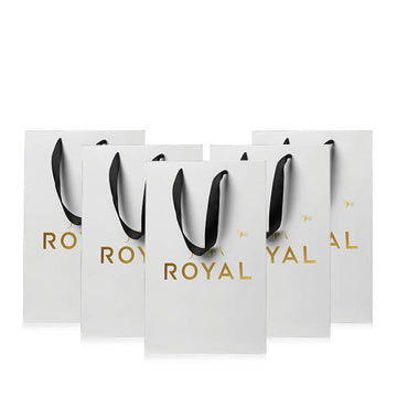 White ROYAL Gift Bags