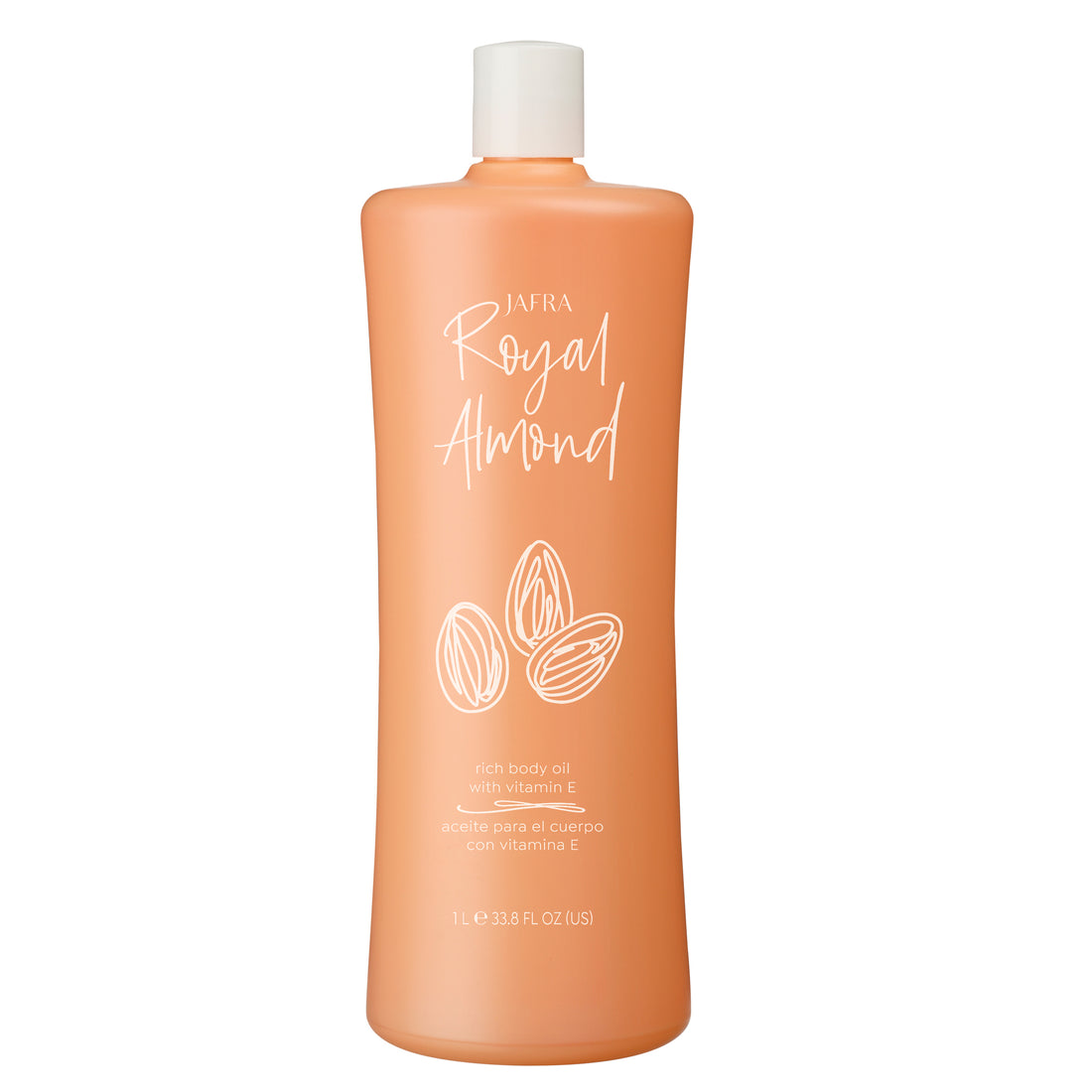 Liter-Size Royal Almond Rich Body Oil with Vitamin E