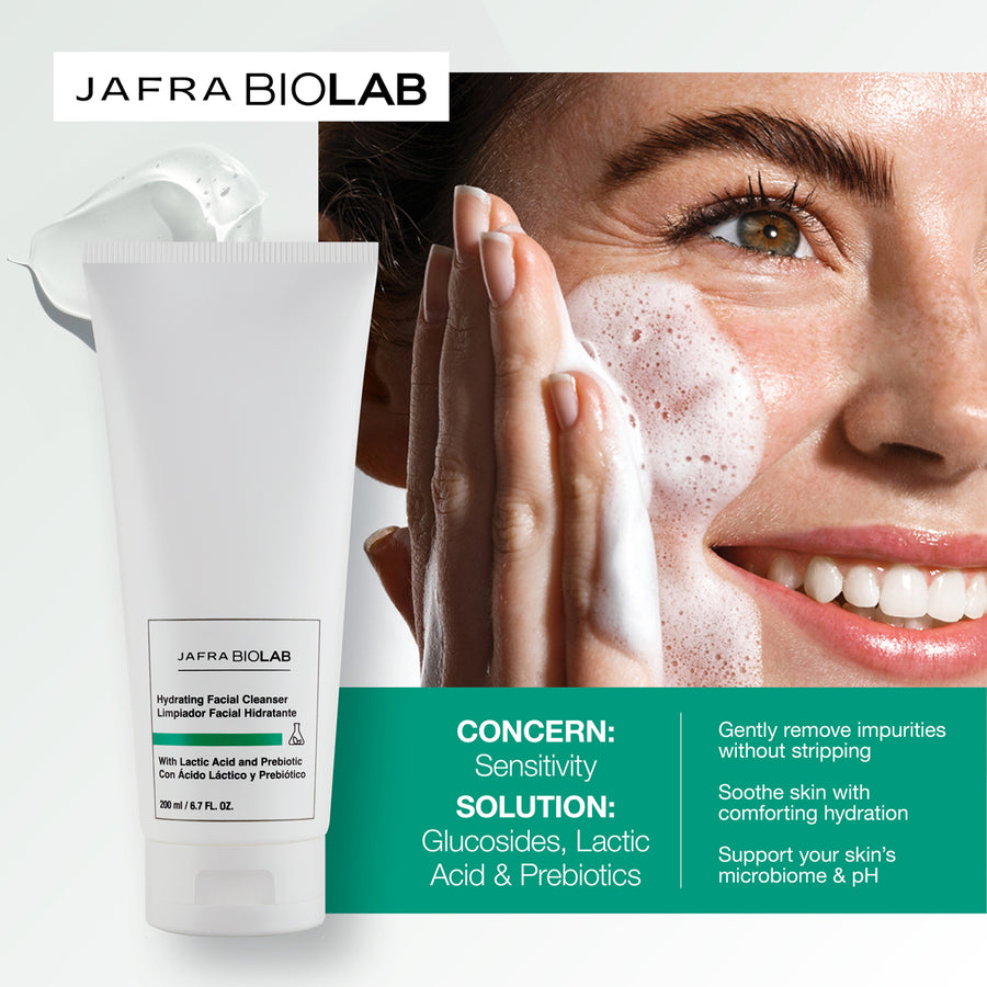 JAFRA BioLab Hydrating Facial Cleanser with Lactic Acid and Prebiotic