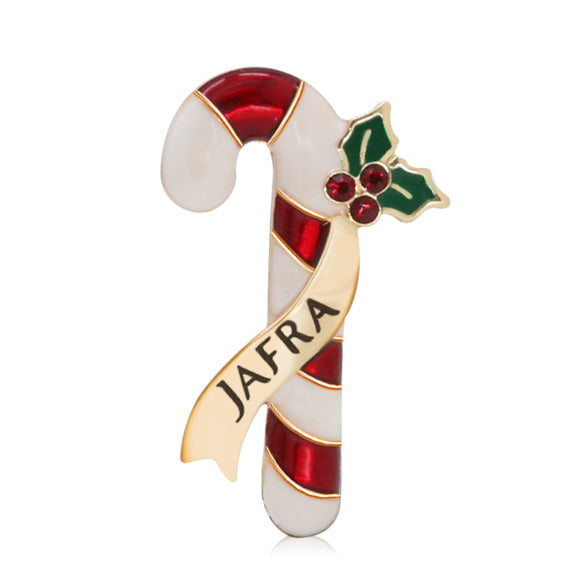 Candy Cane Christmas Pin