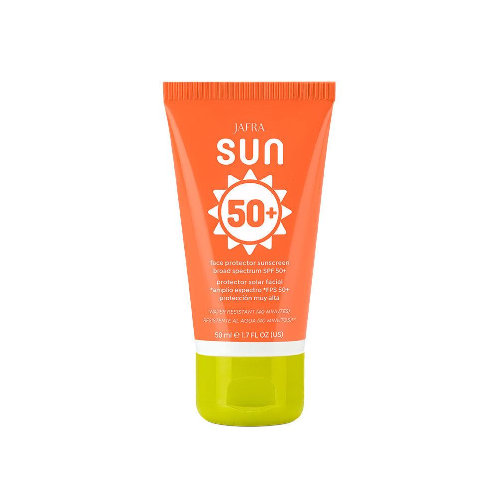 JAFRA Sun Face Protector Sunscreen Broad Spectrum SPF 50+ - Fruity Floral - Jafra Cosmetics International